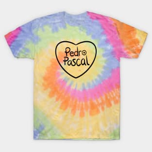 I Heart Pedro Pascal Tie Dye T-Shirt